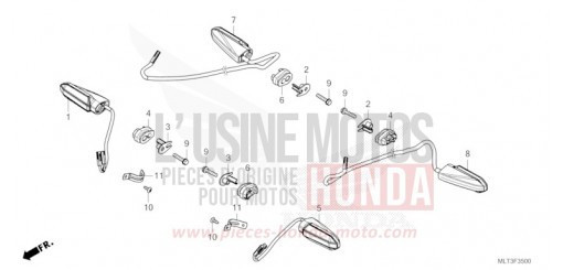 CLIGNOTANT CB1000GTT de 2026